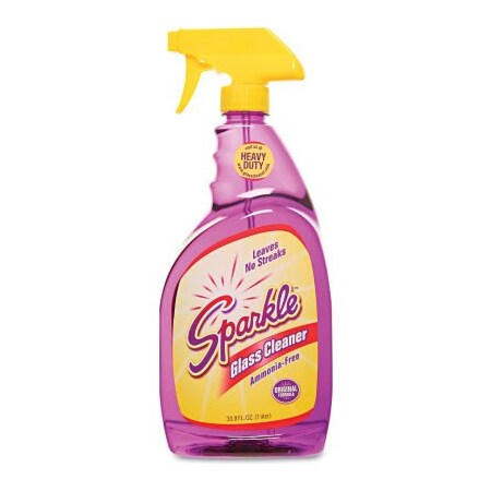 United Stationers Supply Sparkle Glass Cleaner - 33-4/5 oz. Trigger Bottle - FUN20345 FUN20345
